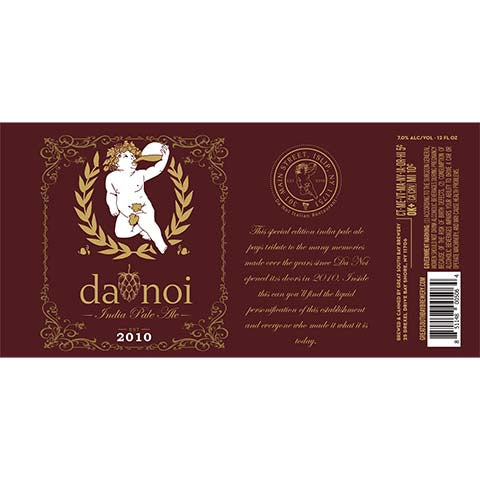 Great South Bay Da Noi IPA by Great South Bay Brewery, beer label