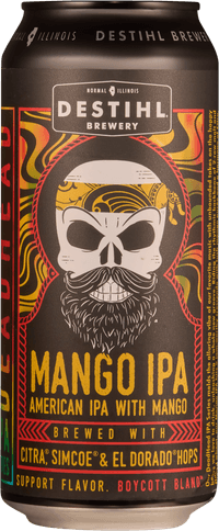 Deadhead Mango IPA by Destihl Brewery, beer label