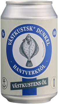 Västkustsk Dunkel by Rörö Öl, beer label