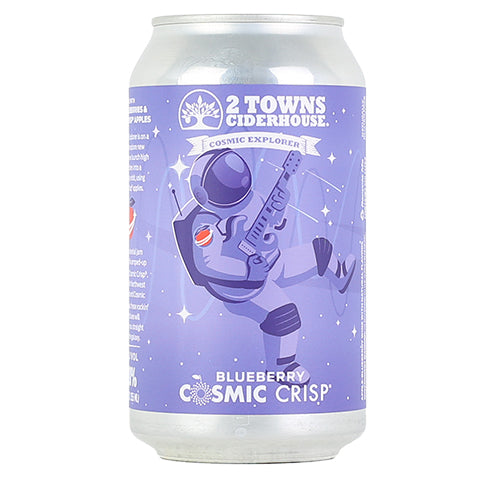 2 Towns Ciderhouse Blueberry Cosmic Crisp® Cider by 2 Towns Ciderhouse, beer label