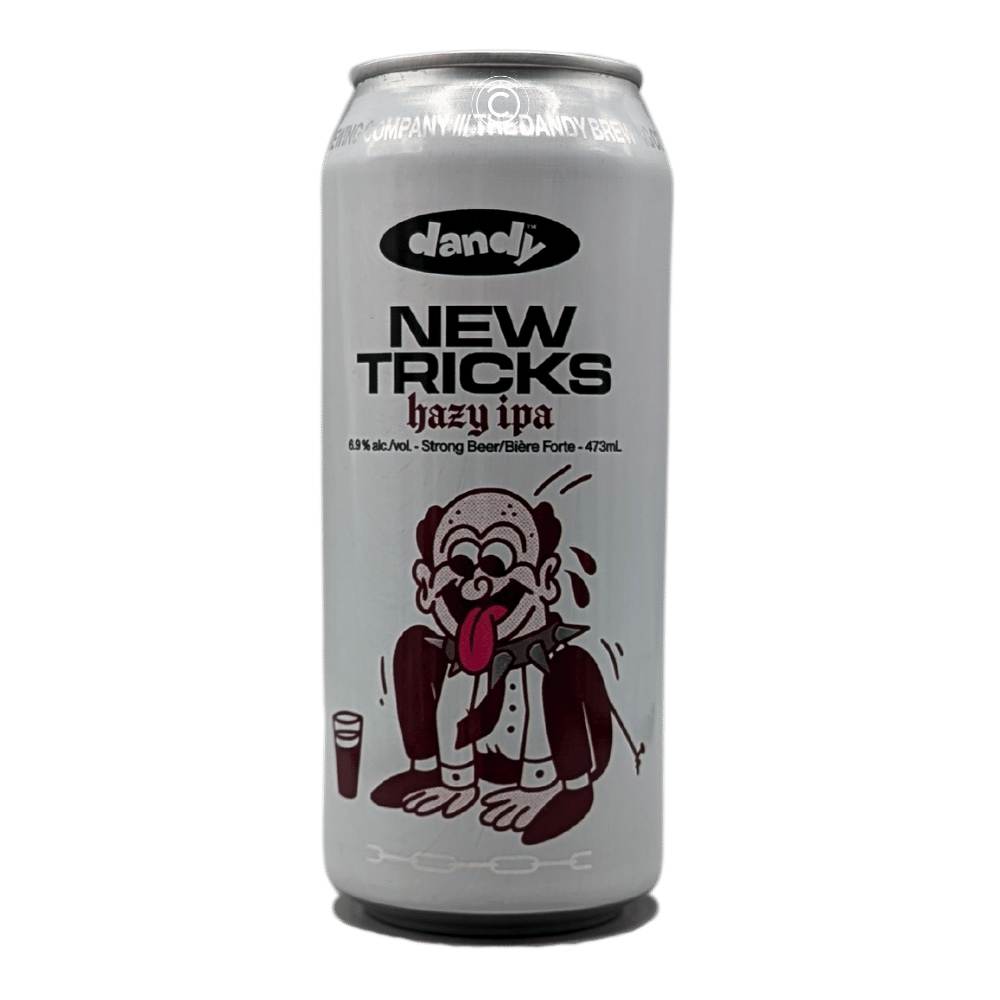 New Tricks Hazy IPA by The Dandy Brewing Company, beer label