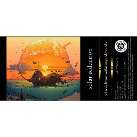 Ebb & Flow Solar Seduction White Ale by Ebb & Flow, beer label