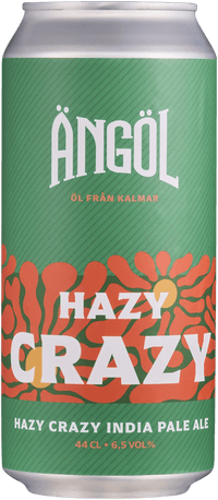 Hazy Crazy India Pale Ale by Ängöl, beer label