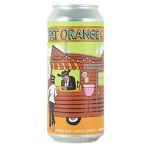 Fat Orange Cat Roll Me One 2nd Edition Imperial Stout by Fat Orange Cat Brew Co, beer label
