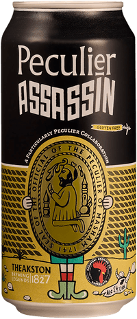 Peculiar Assassin by Rooster's Brewing Co, beer label