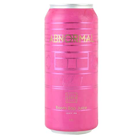 Abnormal Boom Bap Juice Juicy IPA by Abnormal Beer Company, beer label