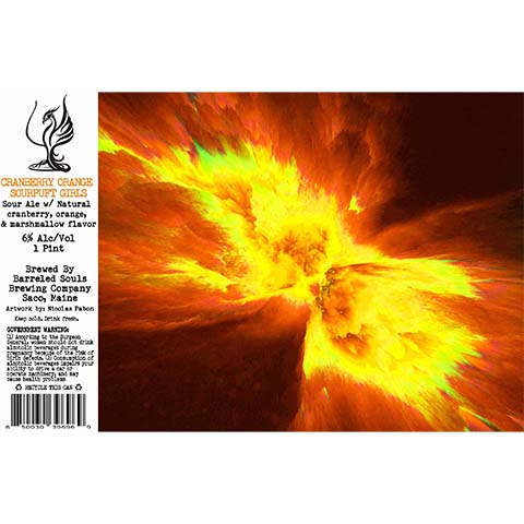 Barreled Souls Cranberry Orange Sourpuft Girls Sour by Barreled Souls Brewing Company LLC, beer label