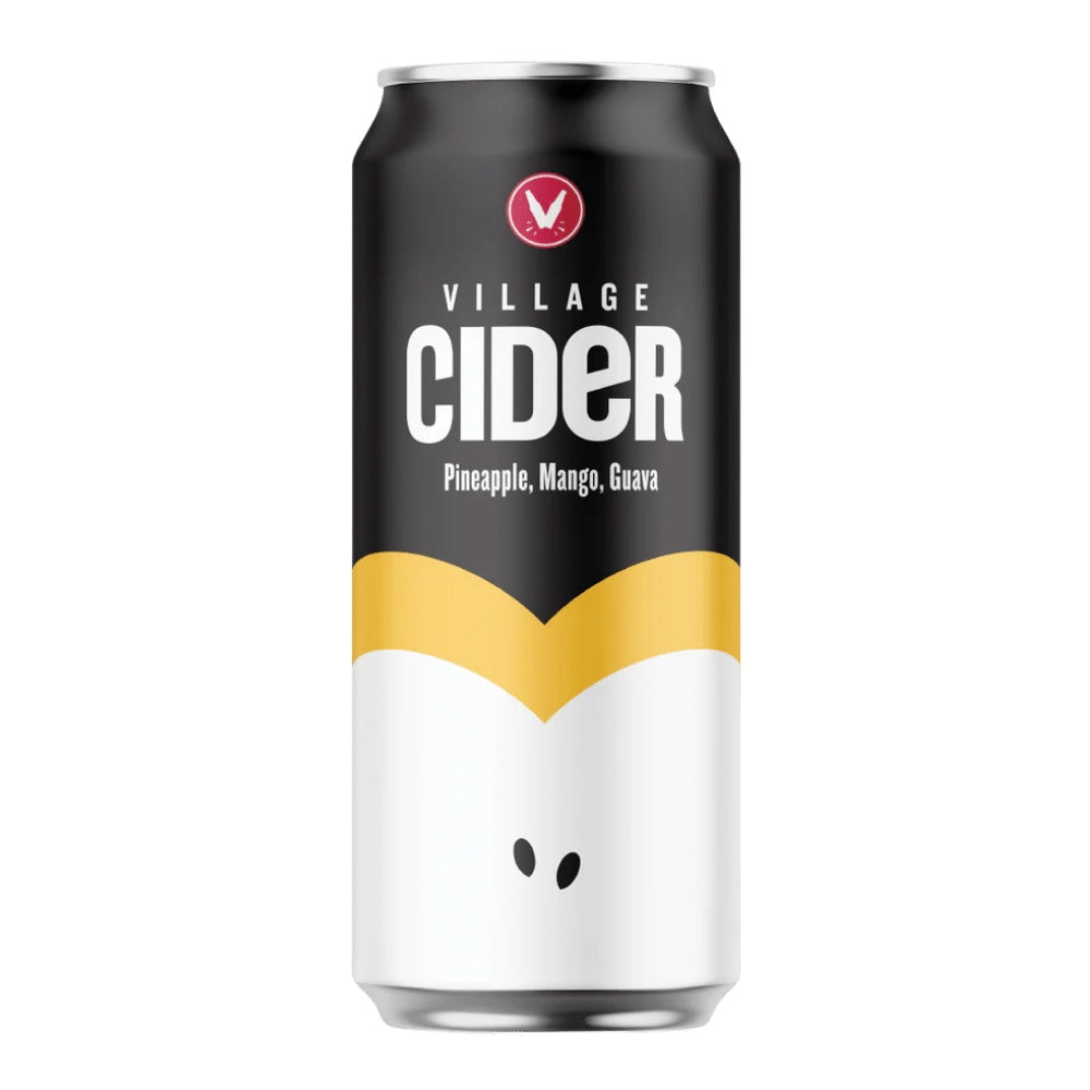 Brewery Pineapple Mango Guava Cider by Village Brewery, beer label