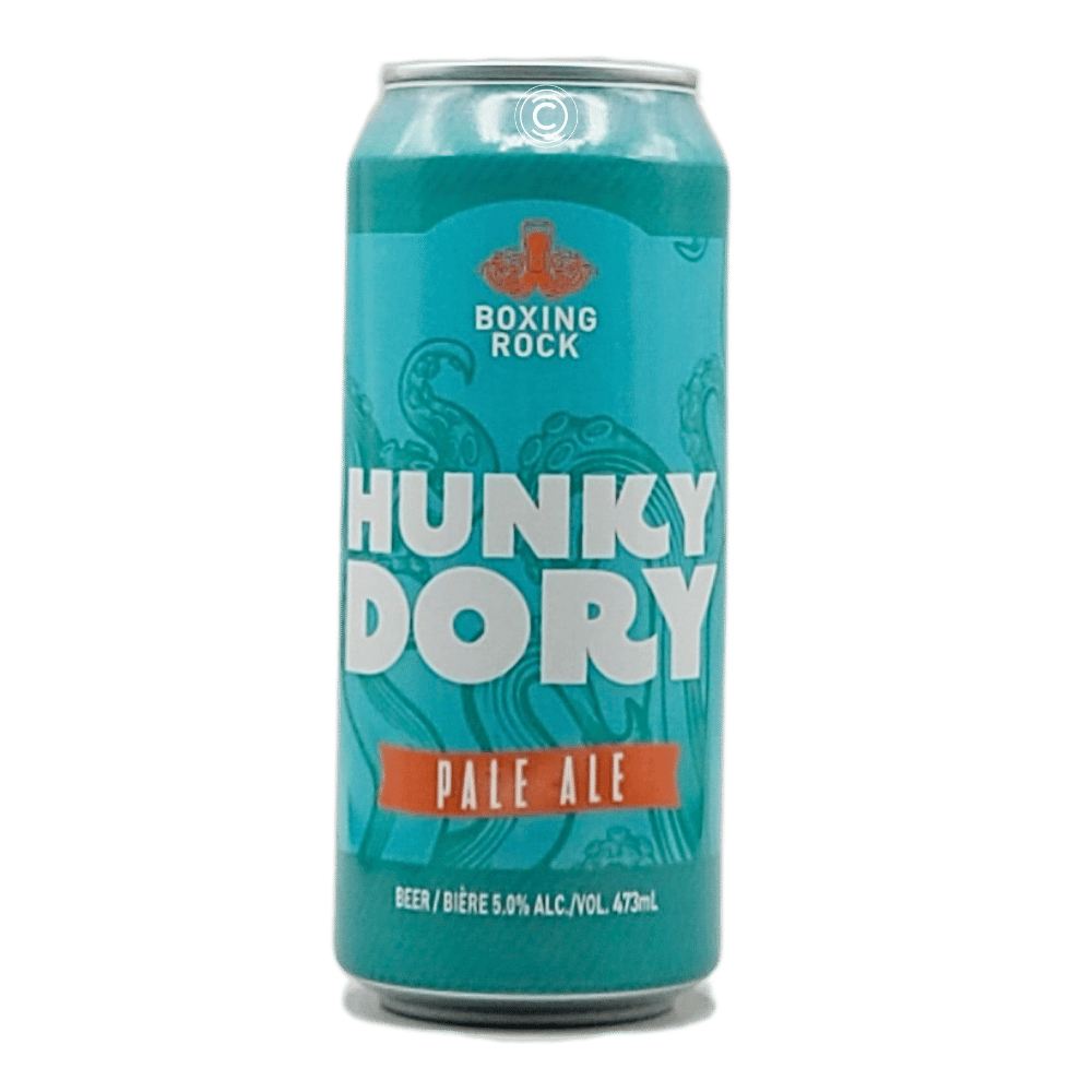 Hunky Dory Pale Ale by Boxing Rock Brewing, beer label