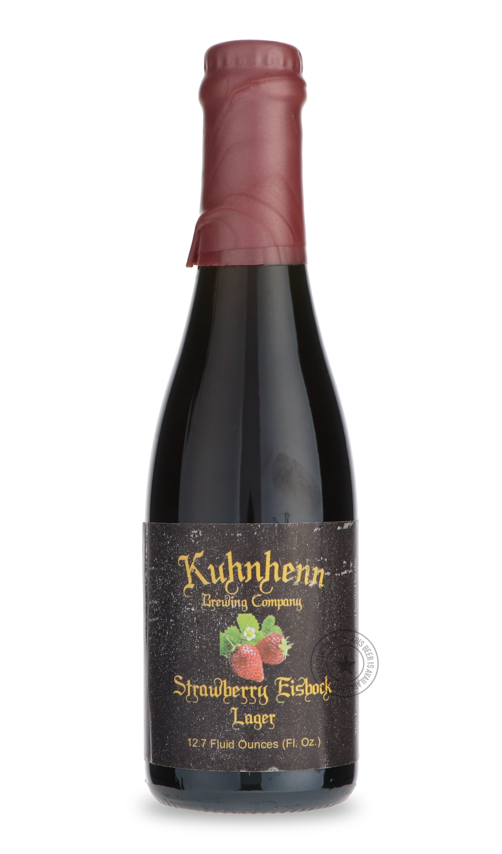 Strawberry Eisbock by Kuhnhenn Brewing Co, beer label