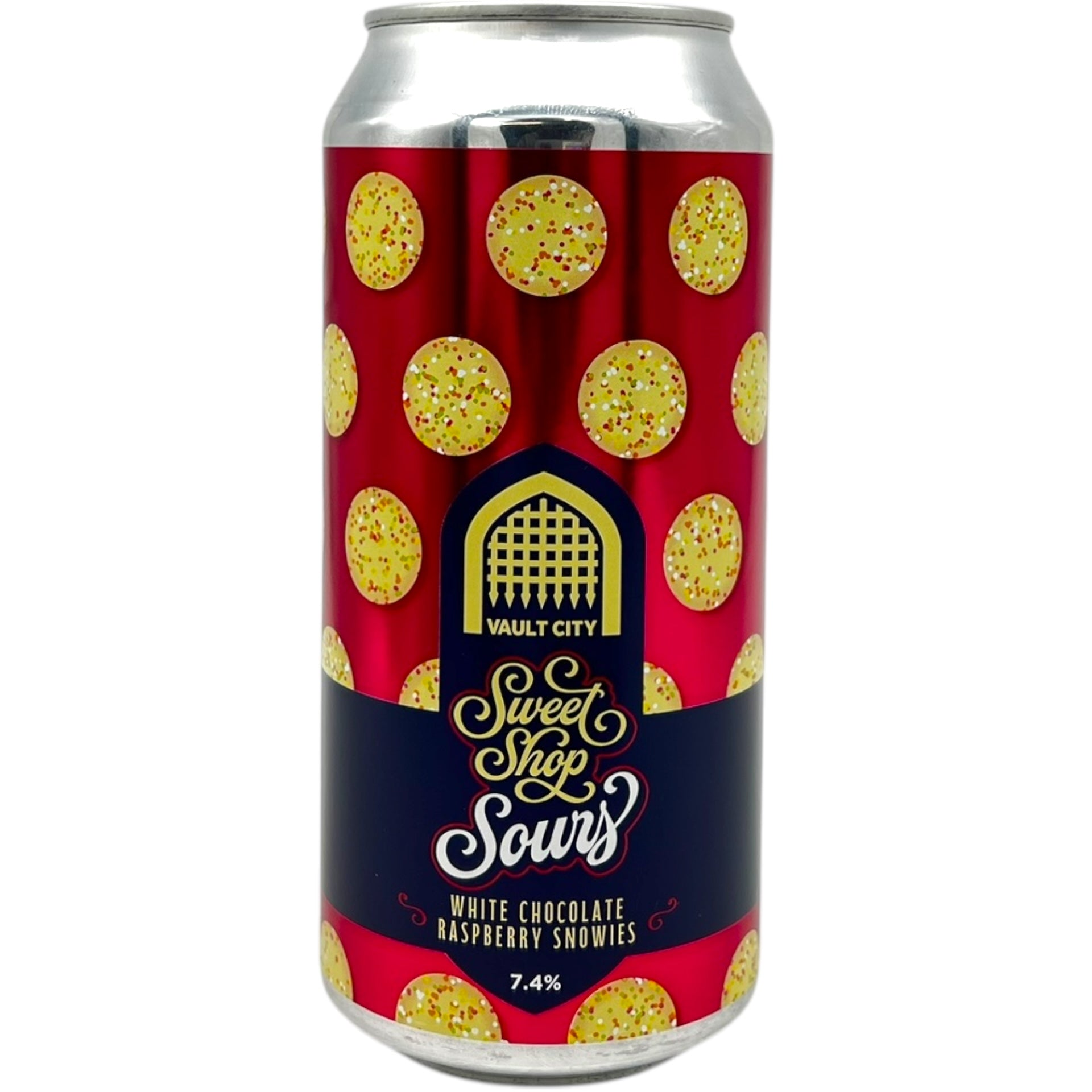 Vault City White Chocolate Raspberry Snowies by Vault City Brewing Ltd., beer label
