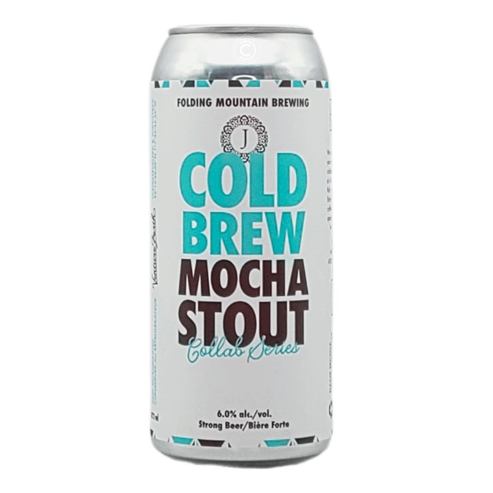 Cold Brew Mocha Stout by Folding Mountain Brewing, beer label