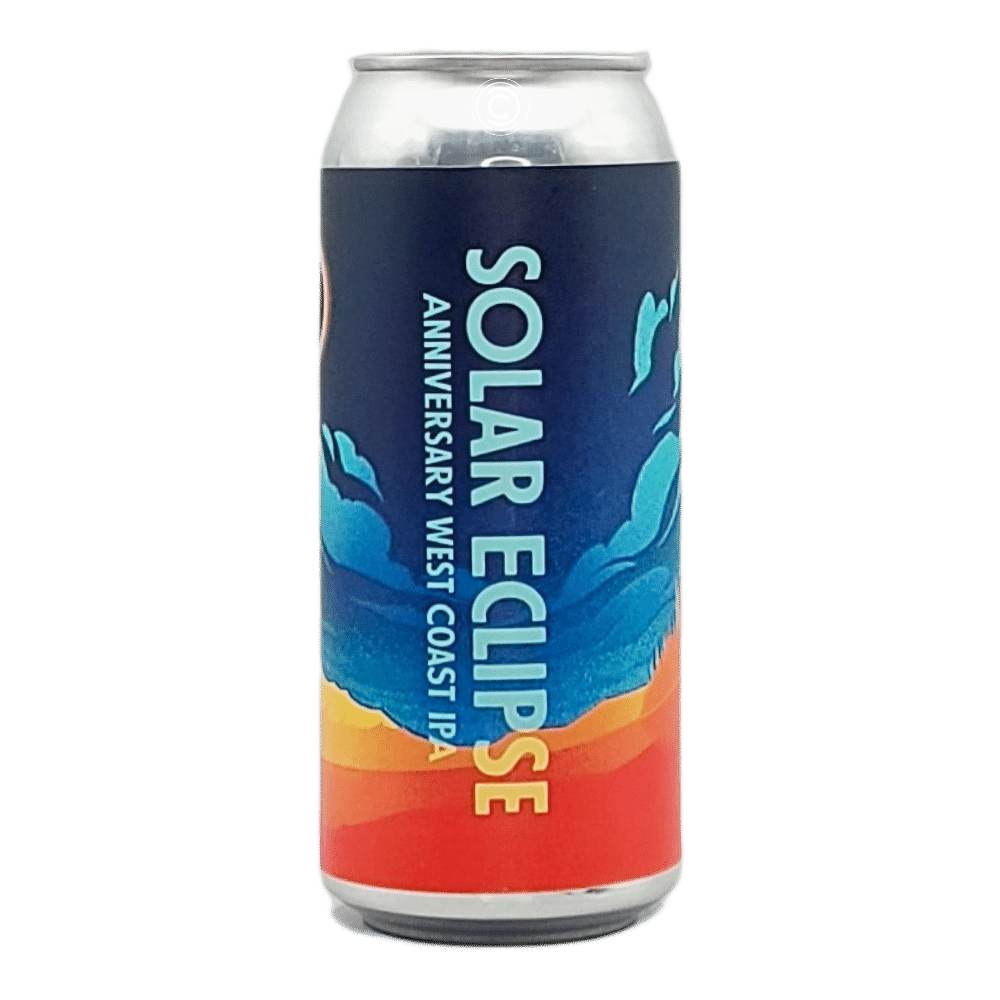 Solar Eclipse West Coast IPA by Born Brewing Co., beer label