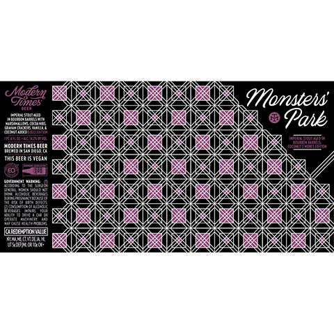 Modern Times Monsters' Park Imperial Stout (2022 Edition) by Modern Times Beer, beer label