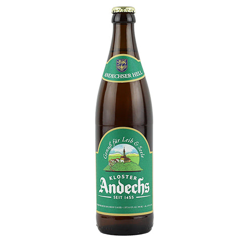 Andechser Hell by Andechs, beer label