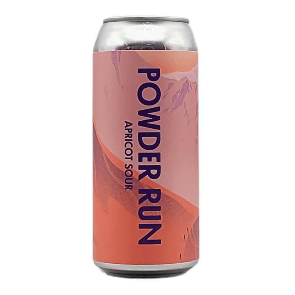Powder Run Apricot Sour by Born Brewing Co., beer label
