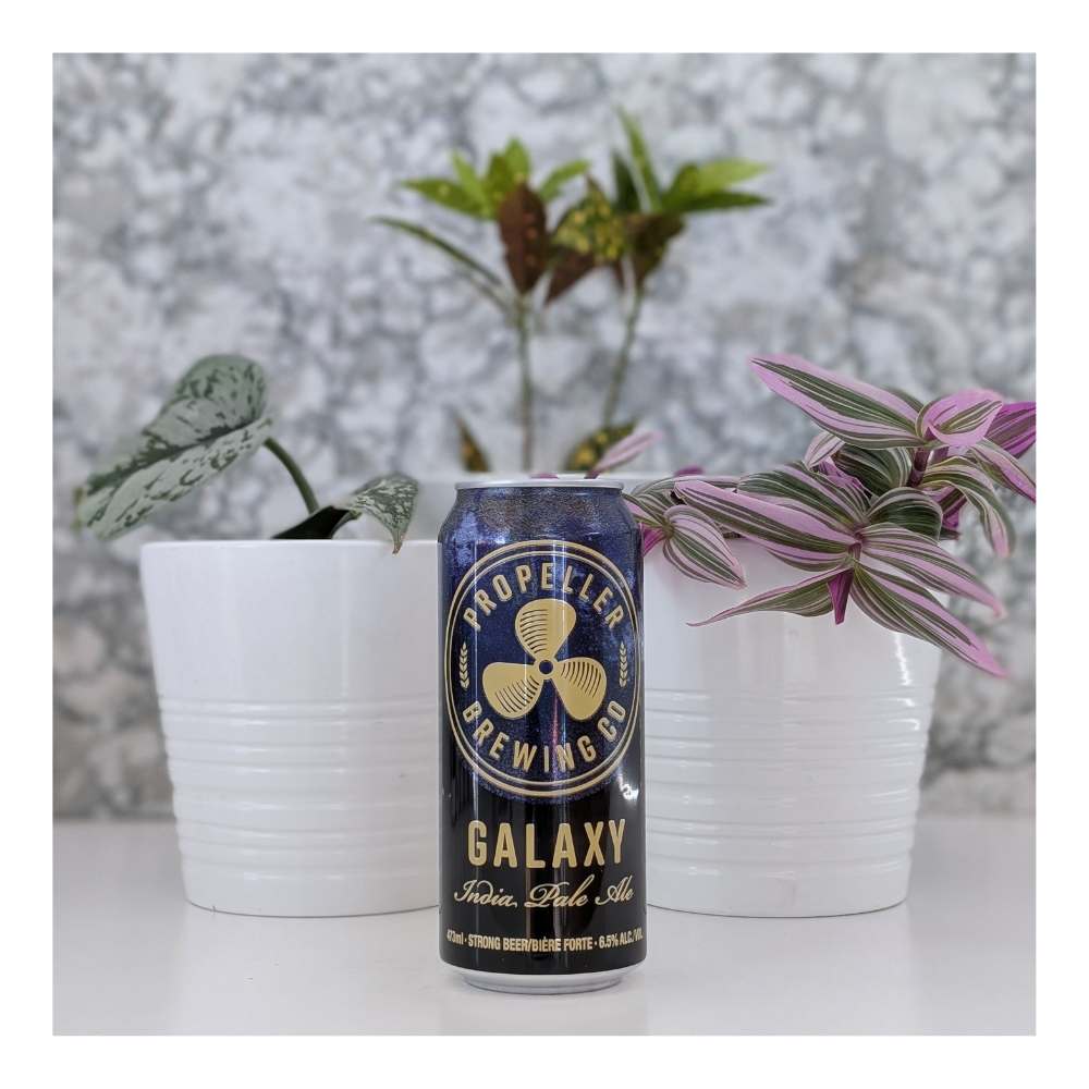 Galaxy IPA by Propeller Brewing Company, beer label