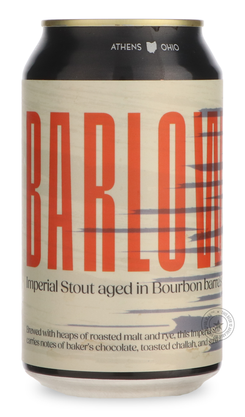 Barlow 2026 by Jackie O's Brewery, beer label