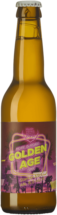 Golden Age DIPA by Hantverksbryggeriet, beer label