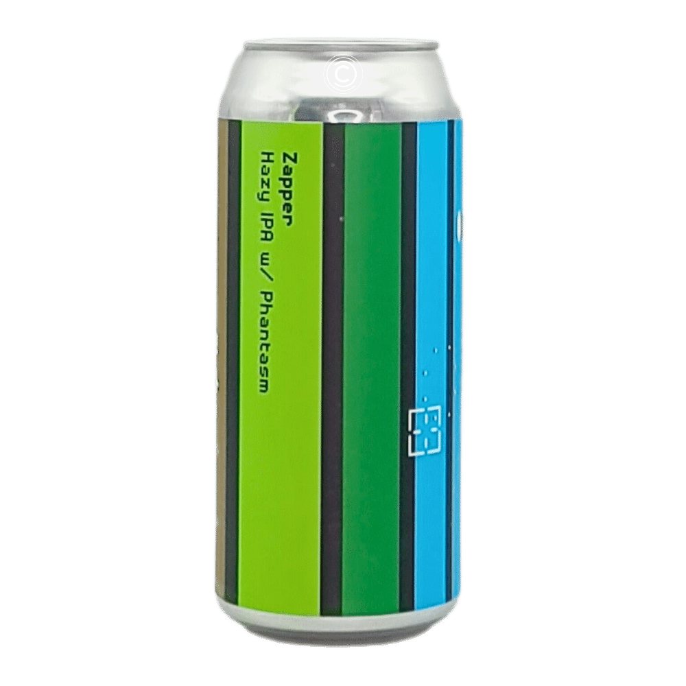 Zapper Hazy Double IPA by Eighty Eight Brewing Co., beer label