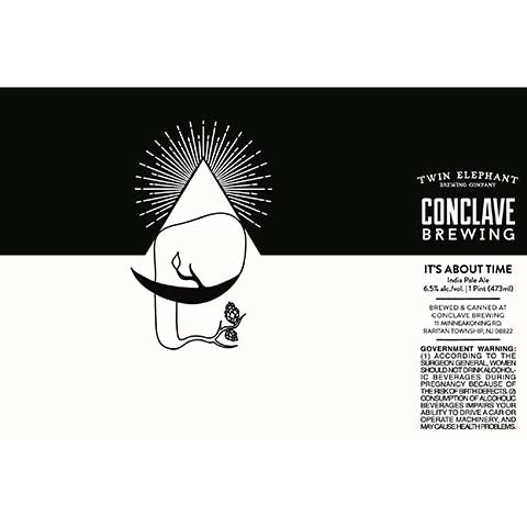 Conclave It's About Time IPA by Conclave Brewing, beer label