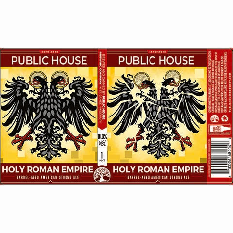 Public House Holy Roman Empire Strong Ale by Public House Brewing Co, beer label