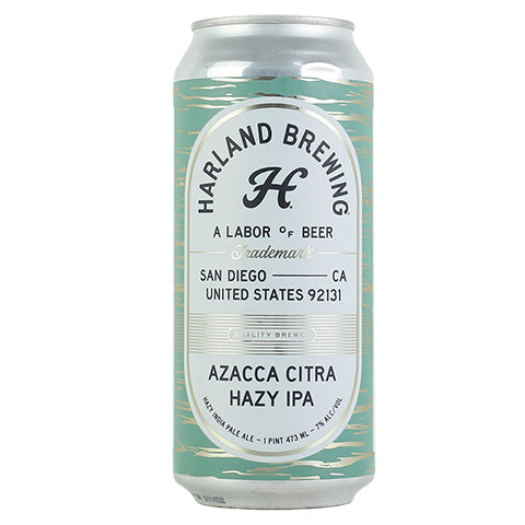 Harland Azacca Citra Hazy IPA by Harland Brewing Co, beer label
