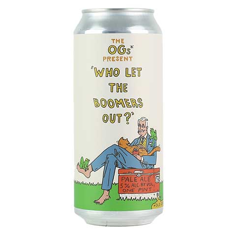 Fat Orange Cat/Willimantic Who Let The Boomer's Out? Pale Ale by Fat Orange Cat Brew Co, beer label
