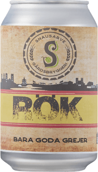 Rök by Snausarve Gårdsbryggeri, beer label