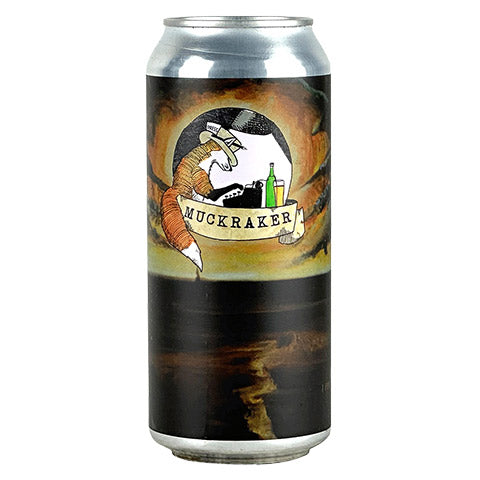 Muckraker Beermaker Dusk of Man Imperial Stout by Muckraker Beermaker, beer label