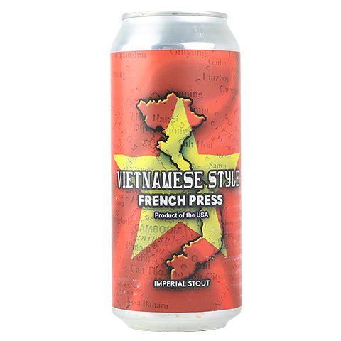 Weathered Souls Vietnamese French Press Coffee Stout by Weathered Souls Brewing Co., beer label