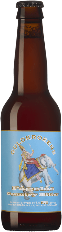Guldkrokens Fågelås Country Bitter by vete & råg charlotte rautio, beer label