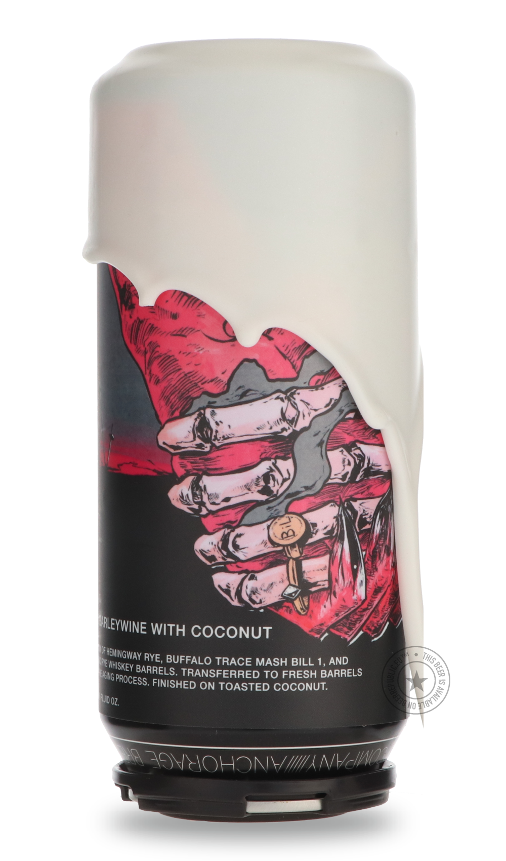 A Deal With the Devil Double Oaked Coconut Batch #10 by Anchorage Brewing, beer label
