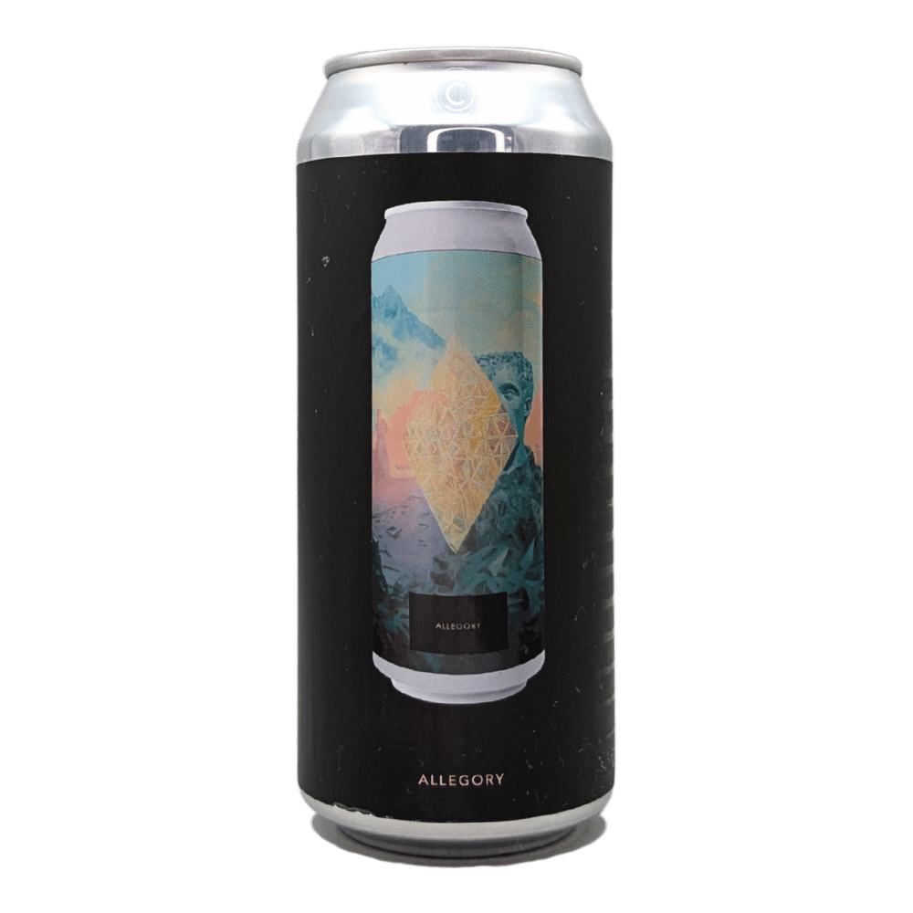 x TEST ALLEGORY Imperial Stout by Evil Twin Brewing NYC, beer label