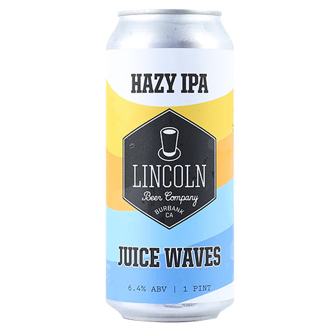 Lincoln Juice Waves Hazy IPA by Lincoln Beer Company, beer label