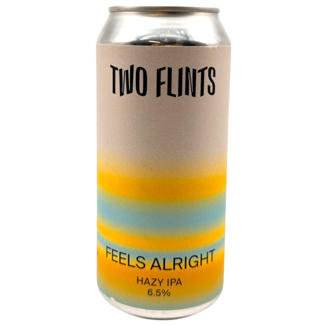 Two Flints Feels Alright by Two Flints, beer label