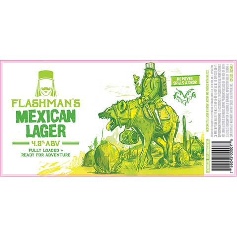 Flying Dog Flashman's Mexican Lager by Flying Dog Brewery, beer label