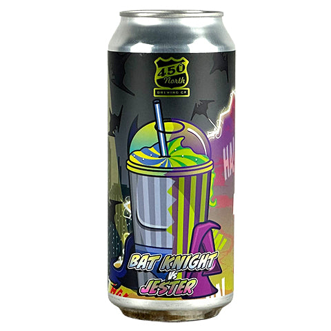 450 North SLUSHY XXL Bat Knight Vs. Jester Sour by 450 North Brewing Company, beer label