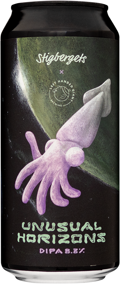 Unusual Horizons by Stigbergets Bryggeri, beer label