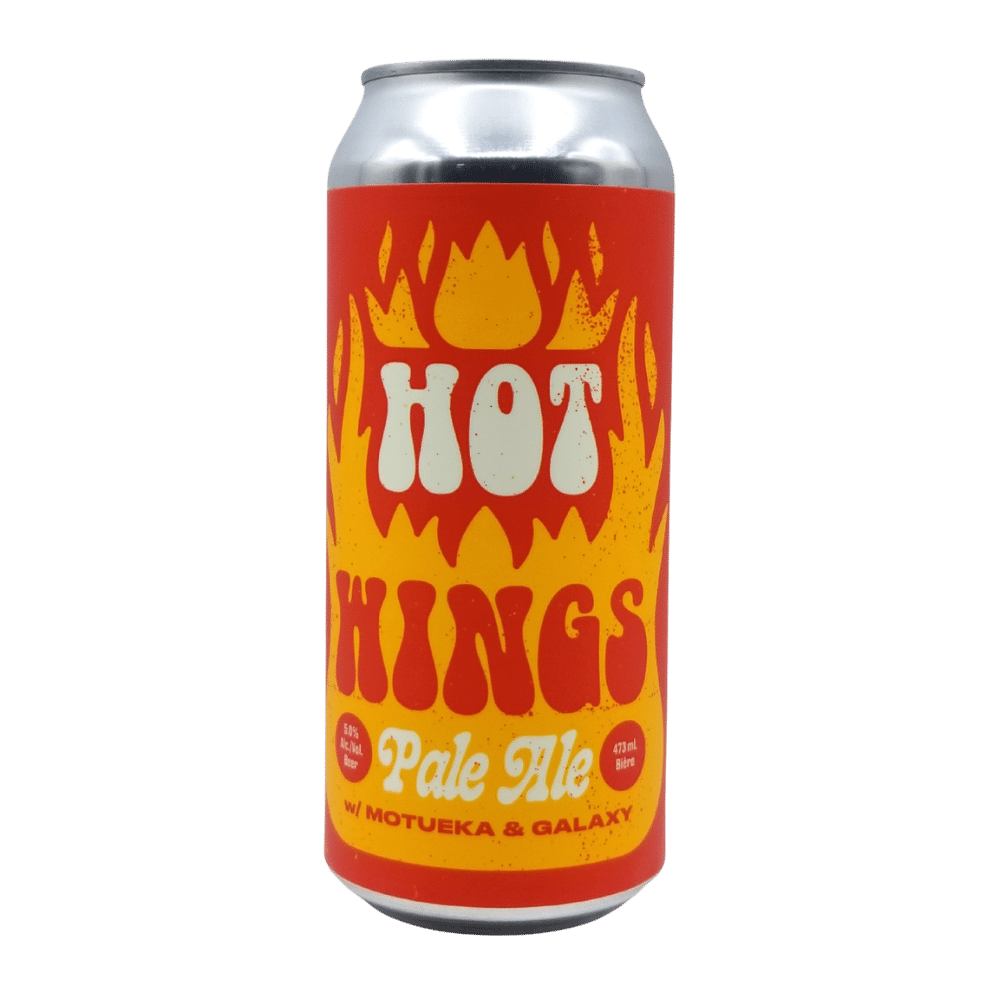 Hot Wings Pale Ale by Bellwoods Brewery, beer label