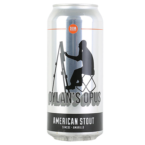 Silva Dylan's Opus Stout by Silva Brewing, beer label