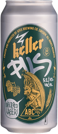 Kellerpils by Apex Brewery, beer label