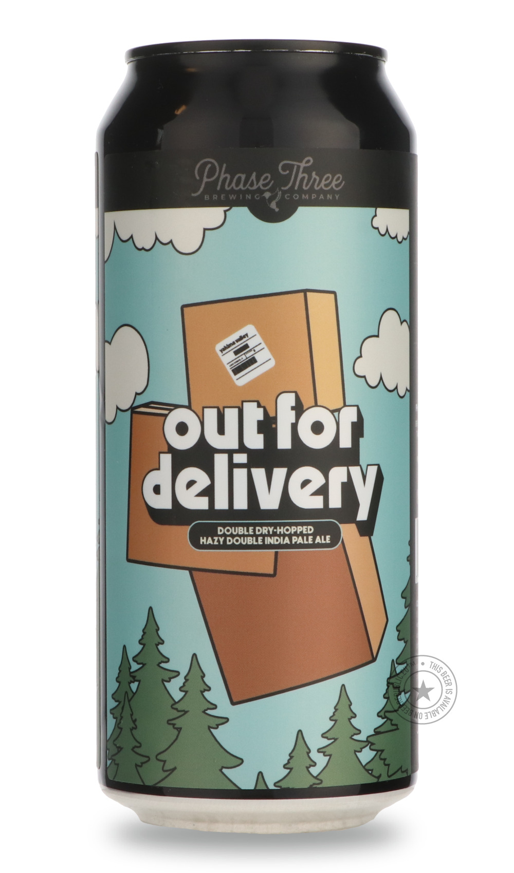 Out For Delivery by Phase Three Brewing Company, beer label