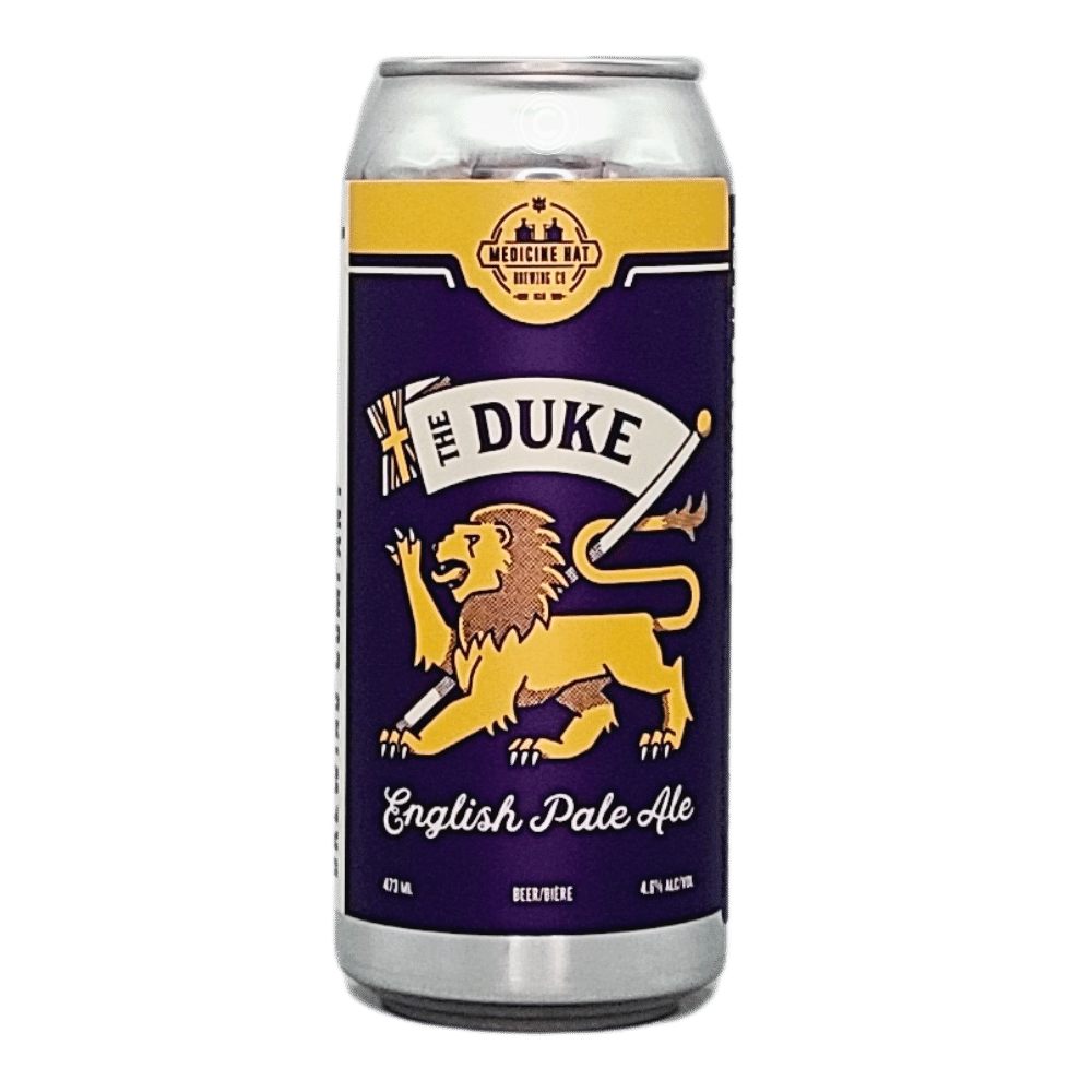 The Duke English Mild by Medicine Hat Brewing Company, beer label