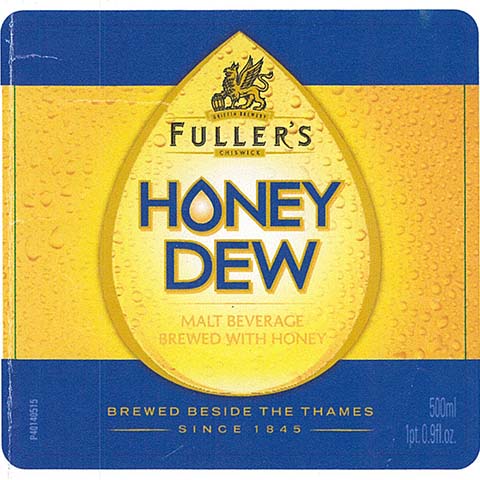 Fuller's Honey Dew by Fuller's, beer label