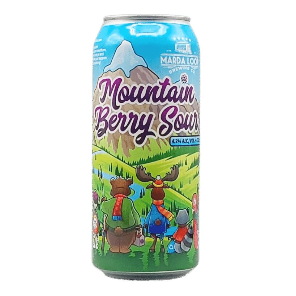 Mountain Berry Sour by Marda Loop Brewing Company, beer label