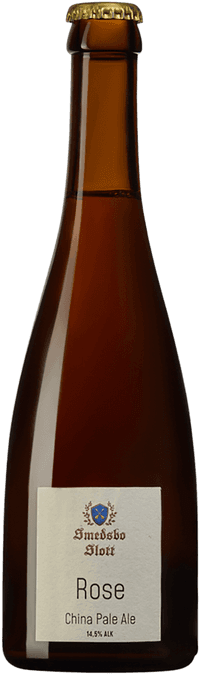 China Pale Ale Rose by Smedsbo Slott, beer label