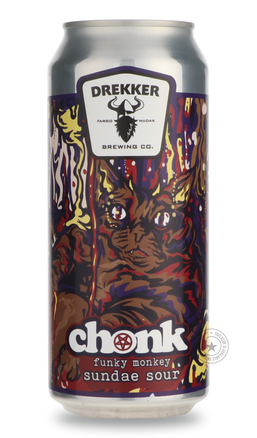 CHONK: Funky Monkey by Drekker Brewing Company, beer label