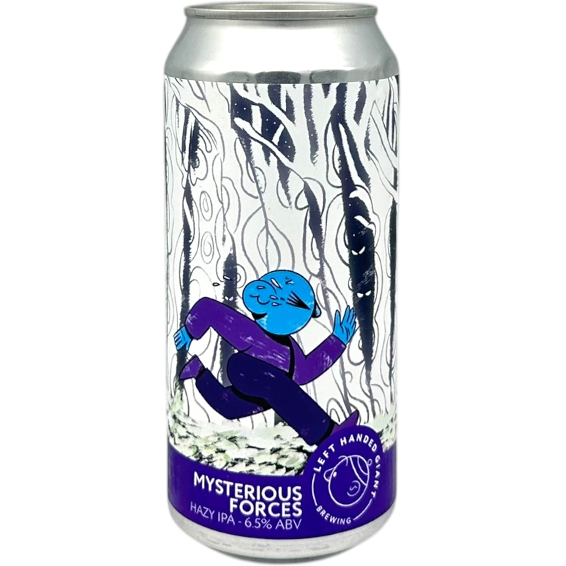 Left Handed Giant Mysterious Forces by Left Handed Giant, beer label