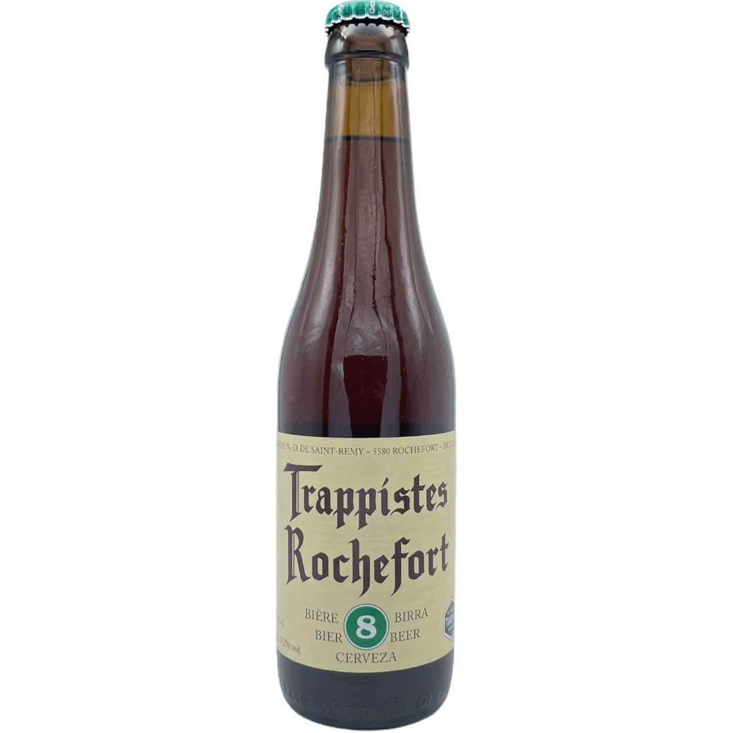 Trappistes Rochefort 8 by Abbaye Notre-Dame de Saint-Rémy, beer label